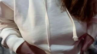 Stepsister fit orgasms dum ipse futuit, me