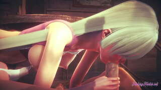 Nanatsu no Taizai Hentai - Elizabeth sať a prerazila