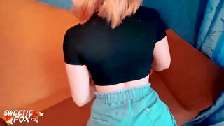 Carino Babe POV Succhiare e Cazzo Duro nella Figa e Sborrata